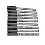 9 Sizes Fine Tip Permanent Marker Pen Sketch Drawing Signature Writing Pen Office School Stationery - Aladdin Shoppers