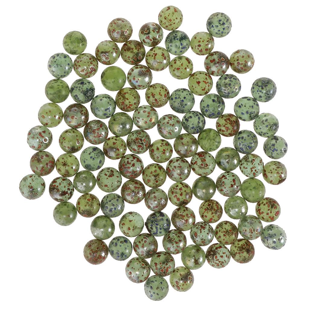 90Pcs 16mm Green Glass Marbles Balls Vintage Toys Game For - Aladdin Shoppers
