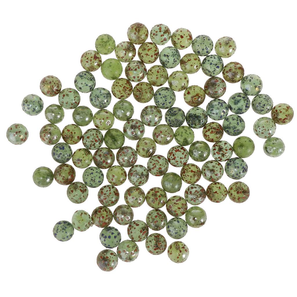 90Pcs 16mm Green Glass Marbles Balls Vintage Toys Game For - Aladdin Shoppers