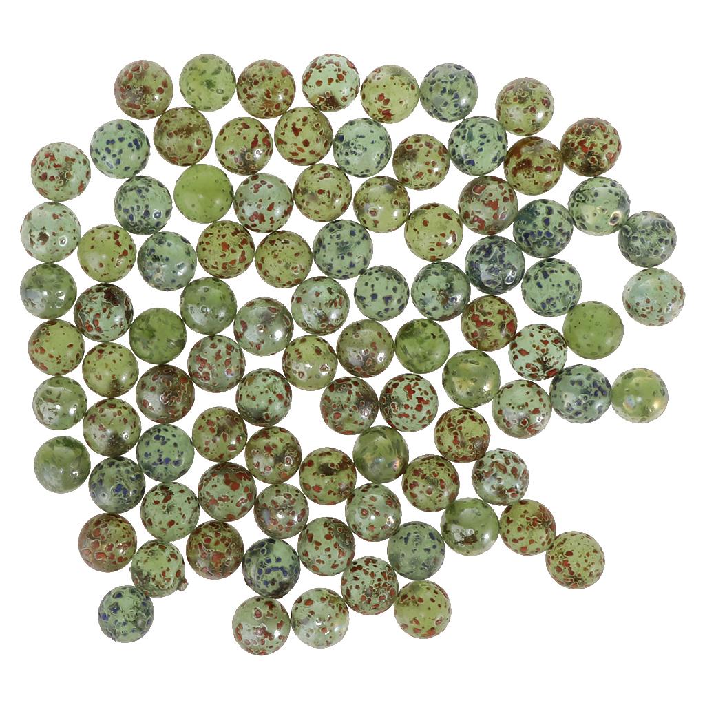 90Pcs 16mm Green Glass Marbles Balls Vintage Toys Game For - Aladdin Shoppers