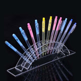Max Clear Plastics Makeup Brush pencil Stand Display Holder Rack Case  295x43x73mm