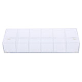 Acrylic Compact Holder Eye Shadow Blush Highlighter Makeup Display Organiser - Aladdin Shoppers