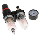 AFC2000 1/4'' Air Filter Regulator Moisture Trap Pressure Gauge Compressor - Aladdin Shoppers