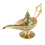 Aladdin Genie Lamp Wishing Tea Oil Pot Decoration Collection Arts Gift Green - Aladdin Shoppers