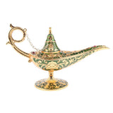 Aladdin Genie Lamp Wishing Tea Oil Pot Decoration Collection Arts Gift Green - Aladdin Shoppers