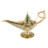 Aladdin Genie Lamp Wishing Tea Oil Pot Decoration Collection Arts Gift Green - Aladdin Shoppers