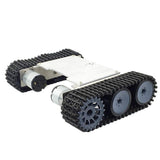 Aluminum Alloy Strong Motor Tank Car Chassis Track Crawler Kit for Arduino DIY Robot Science Educational Toy - Aladdin Shoppers
