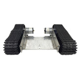 Aluminum Alloy Strong Motor Tank Car Chassis Track Crawler Kit for Arduino DIY Robot Science Educational Toy - Aladdin Shoppers