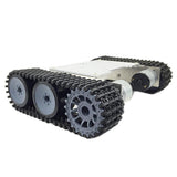 Aluminum Alloy Strong Motor Tank Car Chassis Track Crawler Kit for Arduino DIY Robot Science Educational Toy - Aladdin Shoppers