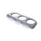 AutoMeter Triple Gauge Mounting Panel Bracket Under Dash Mount Holder Sliver - Aladdin Shoppers