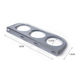 AutoMeter Triple Gauge Mounting Panel Bracket Under Dash Mount Holder Sliver - Aladdin Shoppers