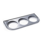 AutoMeter Triple Gauge Mounting Panel Bracket Under Dash Mount Holder Sliver - Aladdin Shoppers