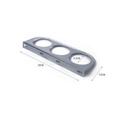 AutoMeter Triple Gauge Mounting Panel Bracket Under Dash Mount Holder Sliver - Aladdin Shoppers