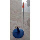Blue Ice Fishing Rod Pole ABS Hole Cover Ice Fishing Tip-Up with 19.7'' Height Orange Flag Terminal Tackle - Aladdin Shoppers