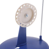 Blue Ice Fishing Rod Pole ABS Hole Cover Ice Fishing Tip-Up with 19.7'' Height Orange Flag Terminal Tackle - Aladdin Shoppers
