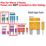 Car Boat RV 6 Way Mini Micro Blade Fuse Box Block Holder Panel Clear Cover - Aladdin Shoppers