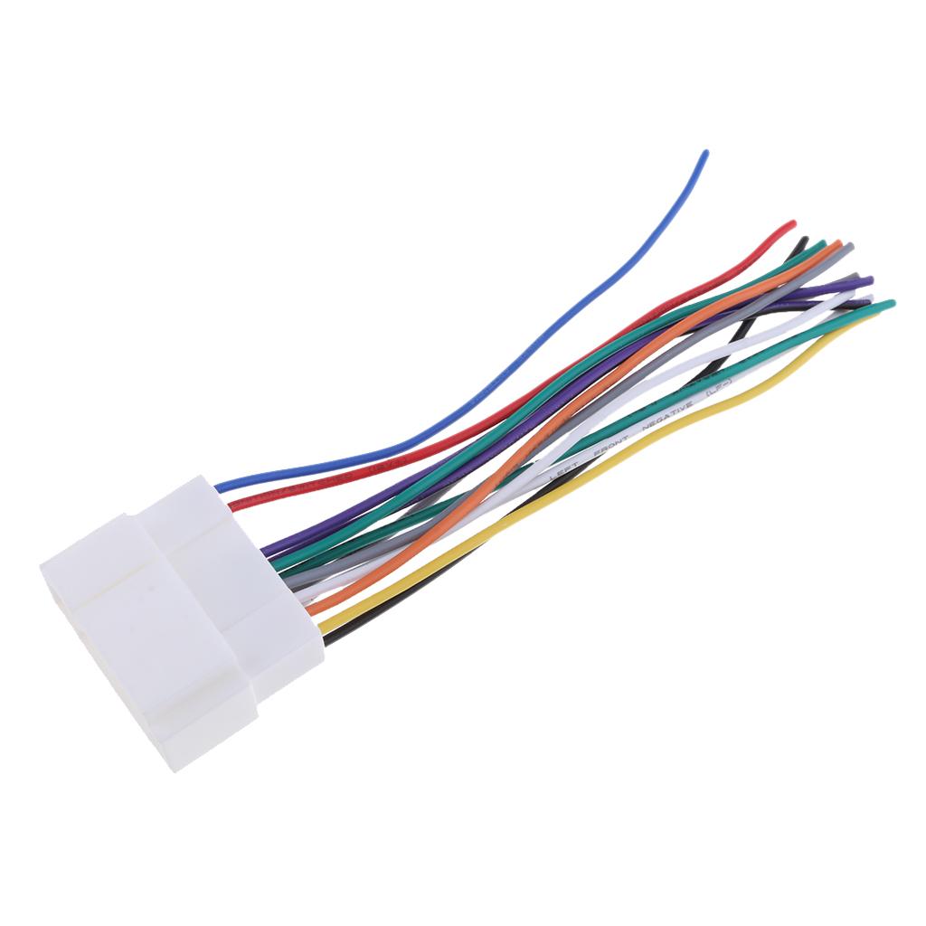 Car Stereo Audio Wiring Harness Wire Accessories For Buick / Honda / Mazda Easy Installation - Aladdin Shoppers