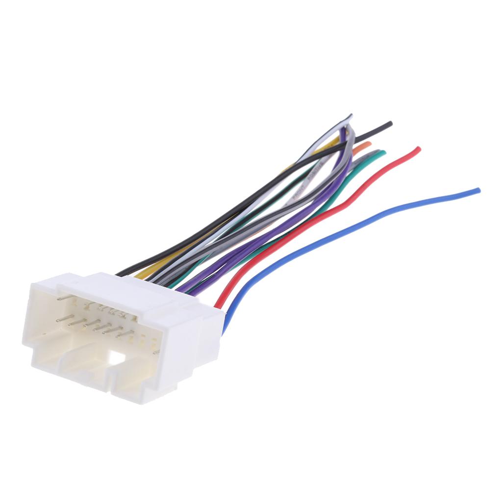 Car Stereo Audio Wiring Harness Wire Accessories For Buick / Honda / Mazda Easy Installation - Aladdin Shoppers
