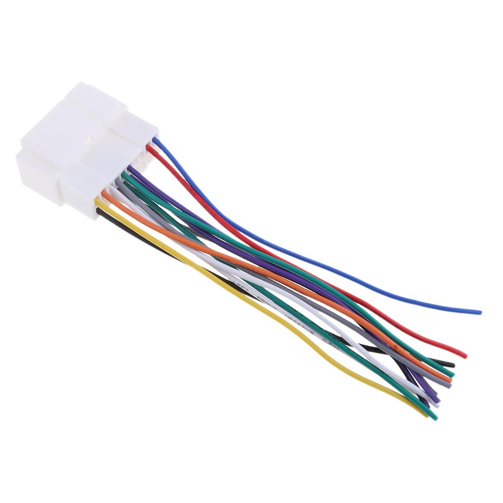 Car Stereo Audio Wiring Harness Wire Accessories For Buick / Honda / Mazda Easy Installation - Aladdin Shoppers
