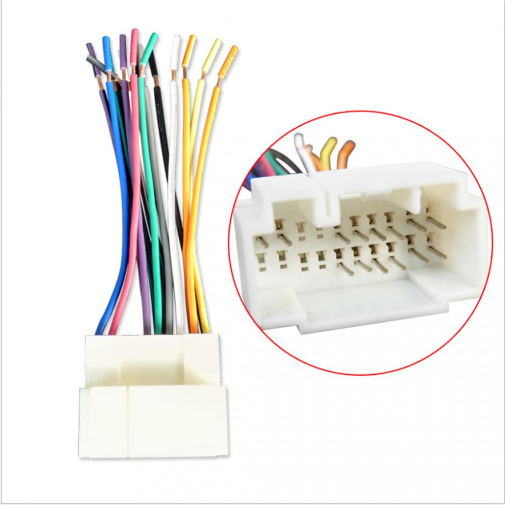 Car Stereo Audio Wiring Harness Wire Accessories For Buick / Honda / Mazda Easy Installation - Aladdin Shoppers