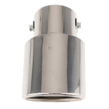 Car Universal Round Silver Stainless Steel Exhaust Tail Muffler Tip Pipe - Aladdin Shoppers