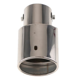 Car Universal Round Silver Stainless Steel Exhaust Tail Muffler Tip Pipe - Aladdin Shoppers