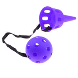 Catch Ball Game Play Toys Outdoor Yard Fun Sports Game For Kids - Purple - Aladdin Shoppers