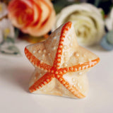 Ceramic Salt and Pepper Shakerr - Cute Starfish Shape Spice Container Seasoning Spice Tool Wedding Favor - Aladdin Shoppers