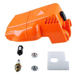 Chainsaw Cylinder Cover Air Filter Kit Fits for Stihl 017 018 MS170 MS180 Chainsaw Replacement Parts Home Improvement - Aladdin Shoppers