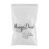 Charm Mens Square Brass Business Shirt Cufflinks Polished Finish Cuff Links - Aladdin Shoppers