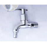 Maxbell Chrome Finish Wall Mount Water Tap Garden Washing Machine Brass Water Faucet
