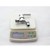 Chrome Finish Wall Mount Water Tap Garden Washing Machine Brass Water Faucet - Aladdin Shoppers