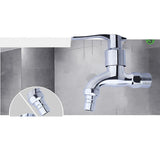 Chrome Finish Wall Mount Water Tap Garden Washing Machine Brass Water Faucet - Aladdin Shoppers
