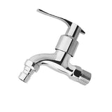 Chrome Finish Wall Mount Water Tap Garden Washing Machine Brass Water Faucet - Aladdin Shoppers