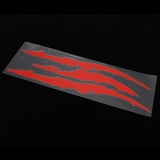 Claw Marks Decal Monster Scratches Reflective Sticker Headlight Decal Red - Aladdin Shoppers