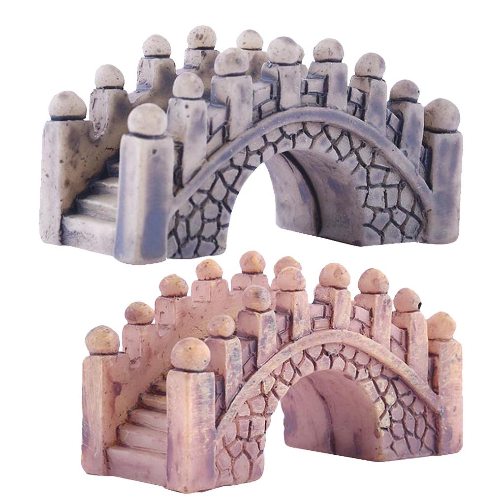 Collectibles Suzhou Resin Bridge Model for Fairy Garden Home Decoration #2 - Aladdin Shoppers