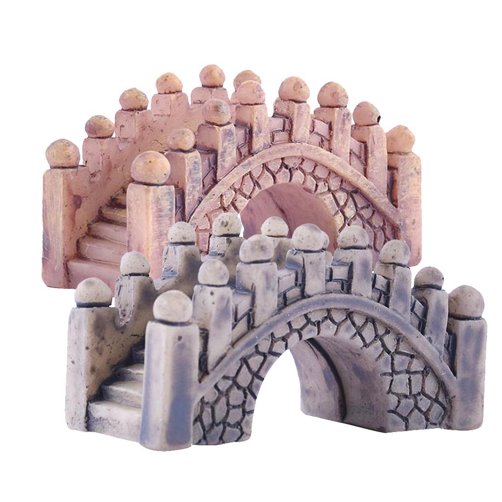 Collectibles Suzhou Resin Bridge Model for Fairy Garden Home Decoration #2 - Aladdin Shoppers