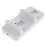 Controller Charger Charging Docking Station Stand Dual USB Fast Charging Cradle for Sony Playstation 4 PS4 Slim Pro Controller -White - Aladdin Shoppers