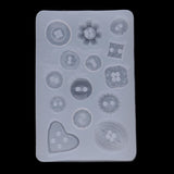 Crystal Epoxy Silicone Resin Casting Button Molds For Fondant DIY Craft Tool - Aladdin Shoppers