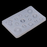 Crystal Epoxy Silicone Resin Casting Button Molds For Fondant DIY Craft Tool - Aladdin Shoppers