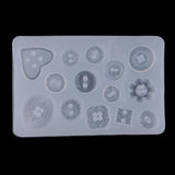 Crystal Epoxy Silicone Resin Casting Button Molds For Fondant DIY Craft Tool - Aladdin Shoppers