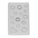Crystal Epoxy Silicone Resin Casting Button Molds For Fondant DIY Craft Tool - Aladdin Shoppers