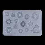 Crystal Epoxy Silicone Resin Casting Button Molds For Fondant DIY Craft Tool - Aladdin Shoppers