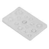 Crystal Epoxy Silicone Resin Casting Button Molds For Fondant DIY Craft Tool - Aladdin Shoppers