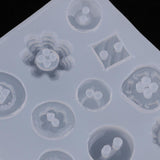 Crystal Epoxy Silicone Resin Casting Button Molds For Fondant DIY Craft Tool - Aladdin Shoppers