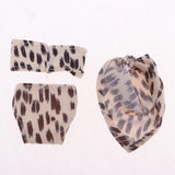 Cute Leopard Swimsuit Bikini Set for 12inch 30cm Girl Doll Dress Up Accessory - Aladdin Shoppers