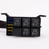DC 12V-24V 6-Gang On-Off Touch Switch Panel With Relay Fuse Holder Kit - Aladdin Shoppers