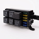 DC 12V-24V 6-Gang On-Off Touch Switch Panel With Relay Fuse Holder Kit - Aladdin Shoppers