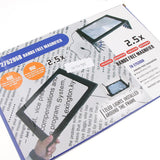 Desktop Folding Legs Stand and Neck Cord Magnifying Lens 2.5X Magnification - Aladdin Shoppers