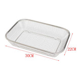 Dish Drainer Rack Storage Drip Tray Sink Drying Wire Plate Strainer 30cm - Aladdin Shoppers
